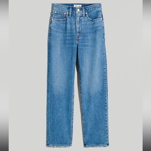 Madewell perfect vintage straight jeans in earlwood wash